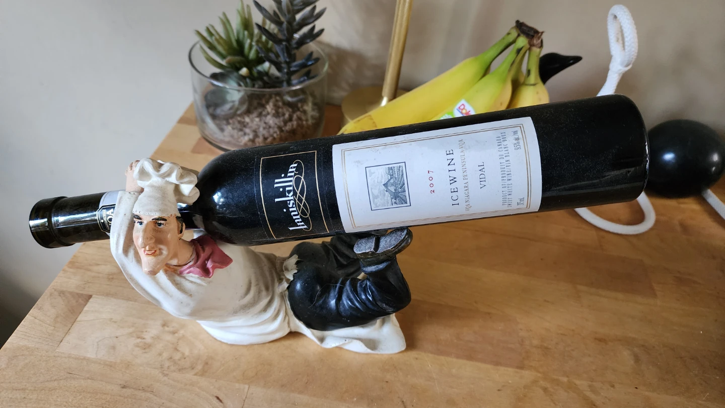 Chef Figurine Wine Bottle Holder