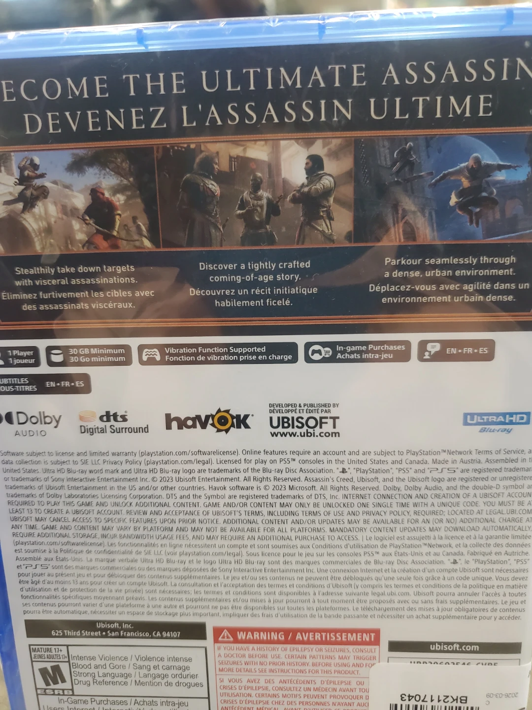 Assassin's Creed Mirage PS5 Game - photo 2