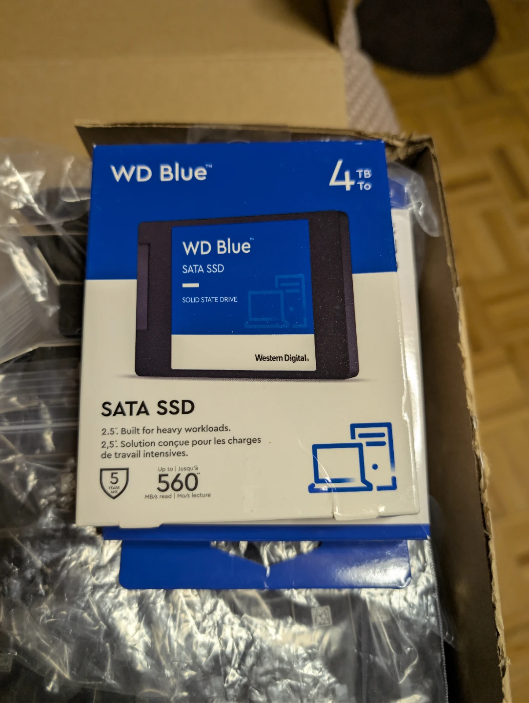 WD Blue 4TB SATA SSD