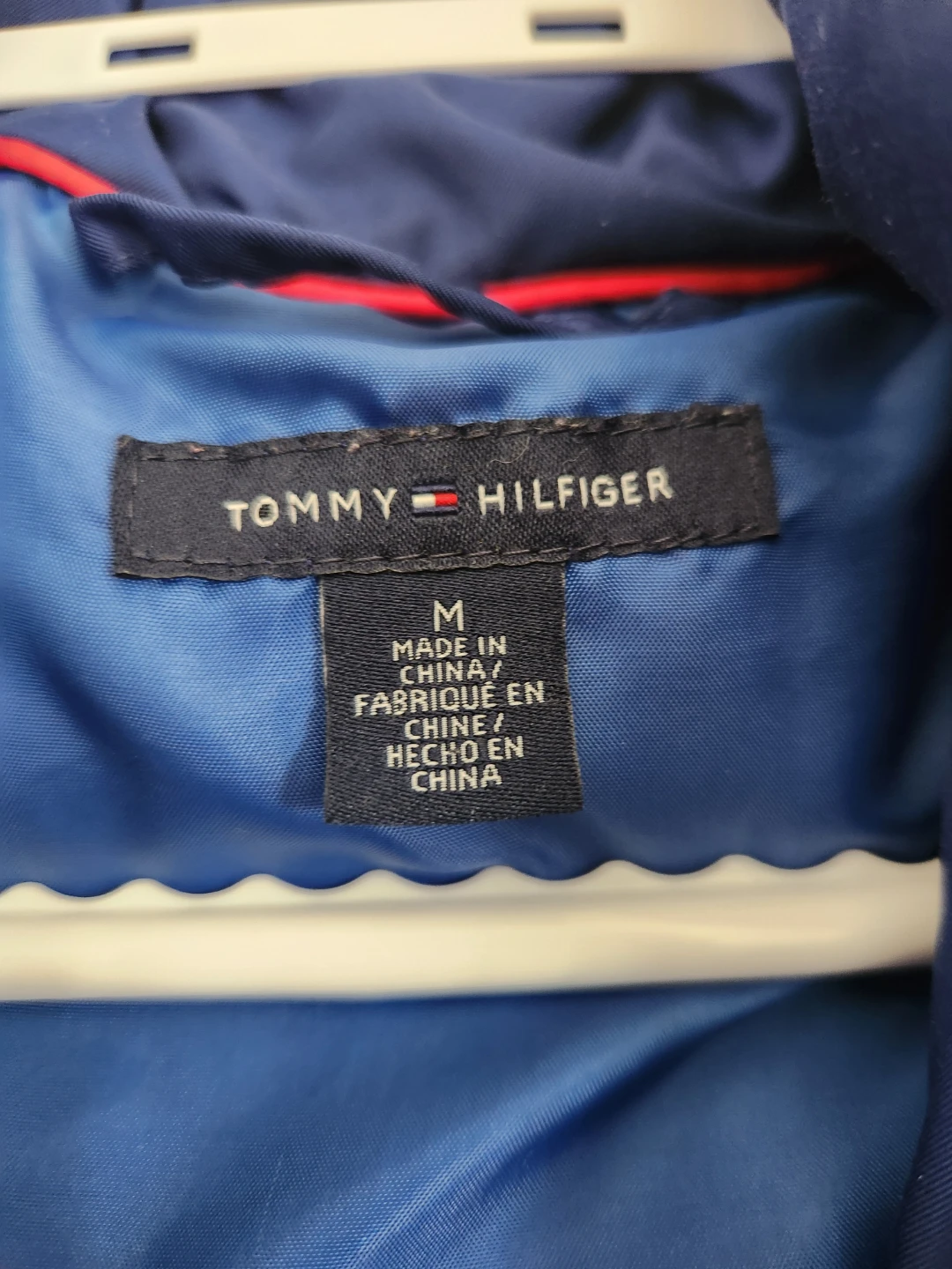 Tommy Hilfiger Blue Puffer Jacket Size M - photo 2