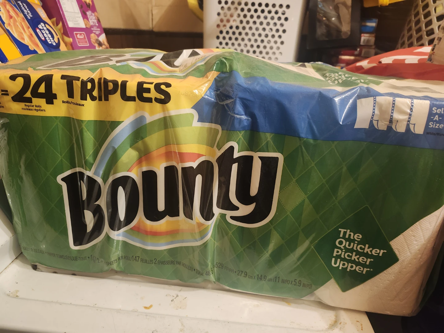 Bounty Paper Towels,8 Triple Rolls