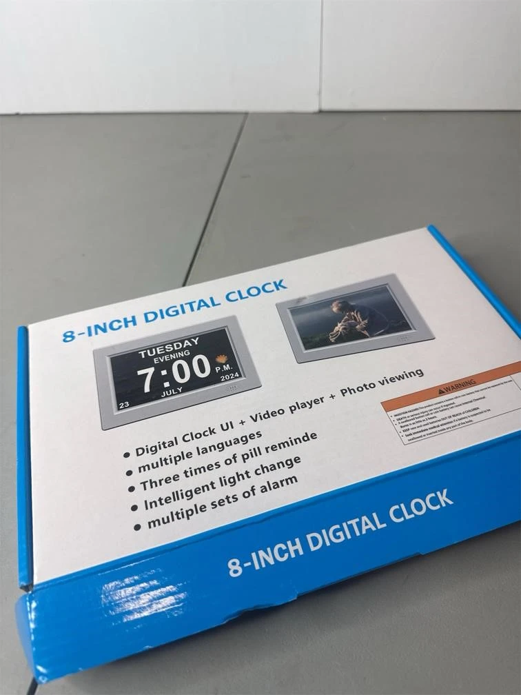 8-Inch Digital Clock with Photo Viewing - photo 5