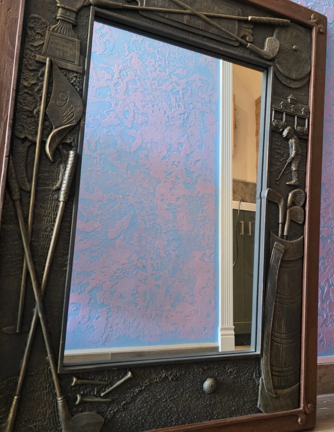 Decorative Golf Theme Mirror 26 x 36 in