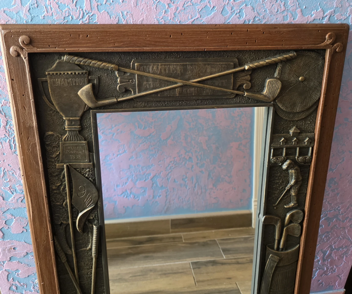 Decorative Golf Theme Mirror 26 x 36 in - photo 2