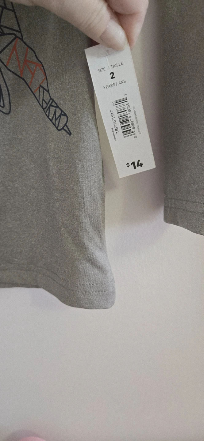 Joe Fresh Toddler Boys Size 2 Long Sleeve Hockey T-Shirt - photo 2