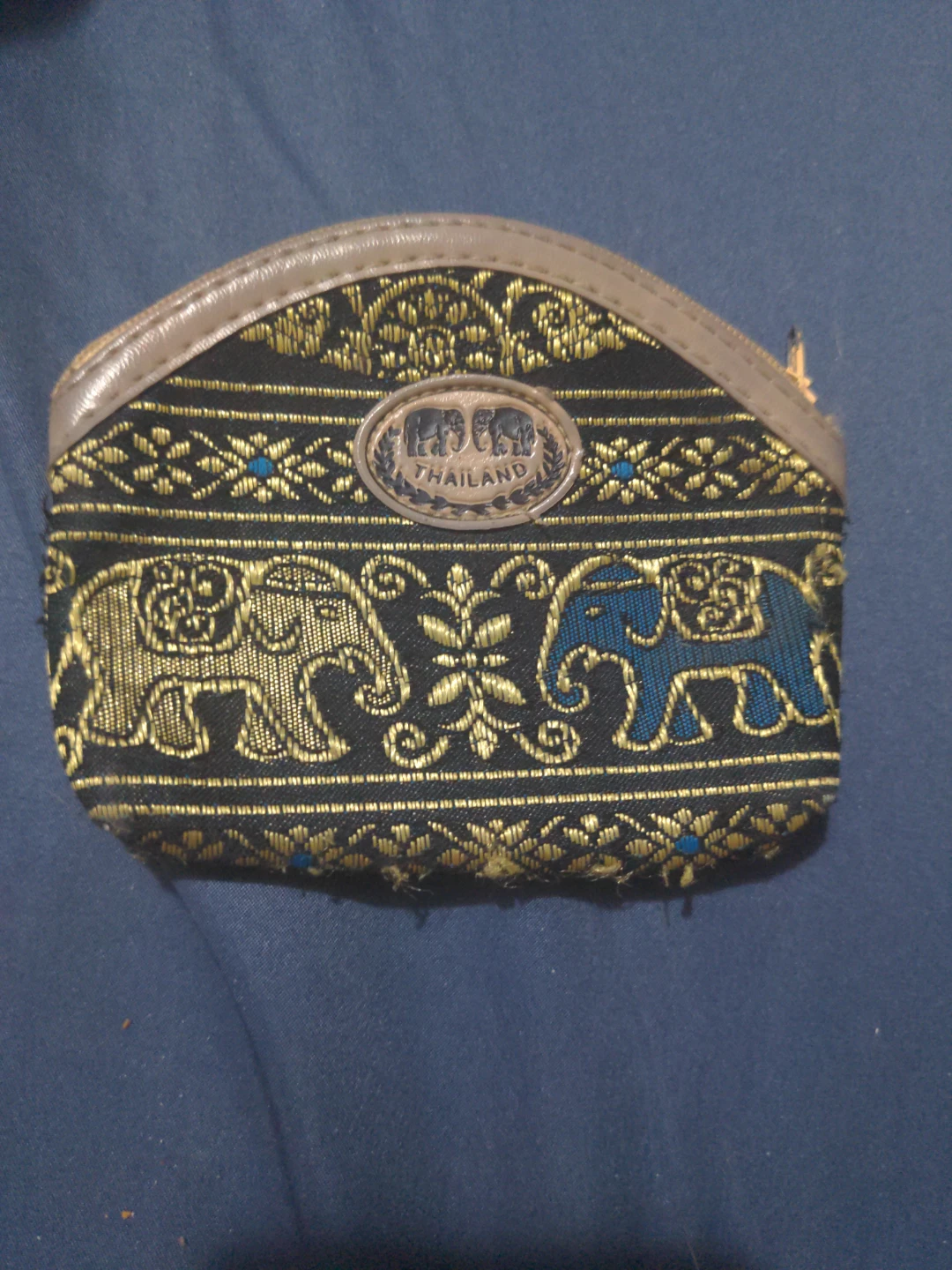 Coin Purse with Elephant Design