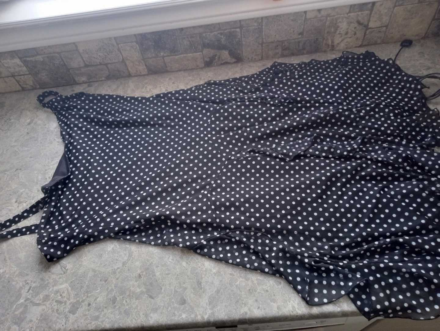 Joseph Ribkoff Black and White Polka Dot Dress - photo 2