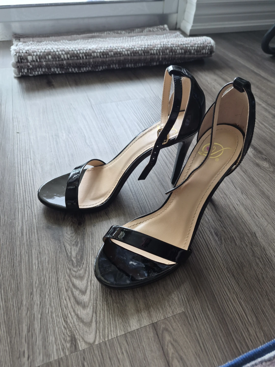 Black Patent Stiletto Heels