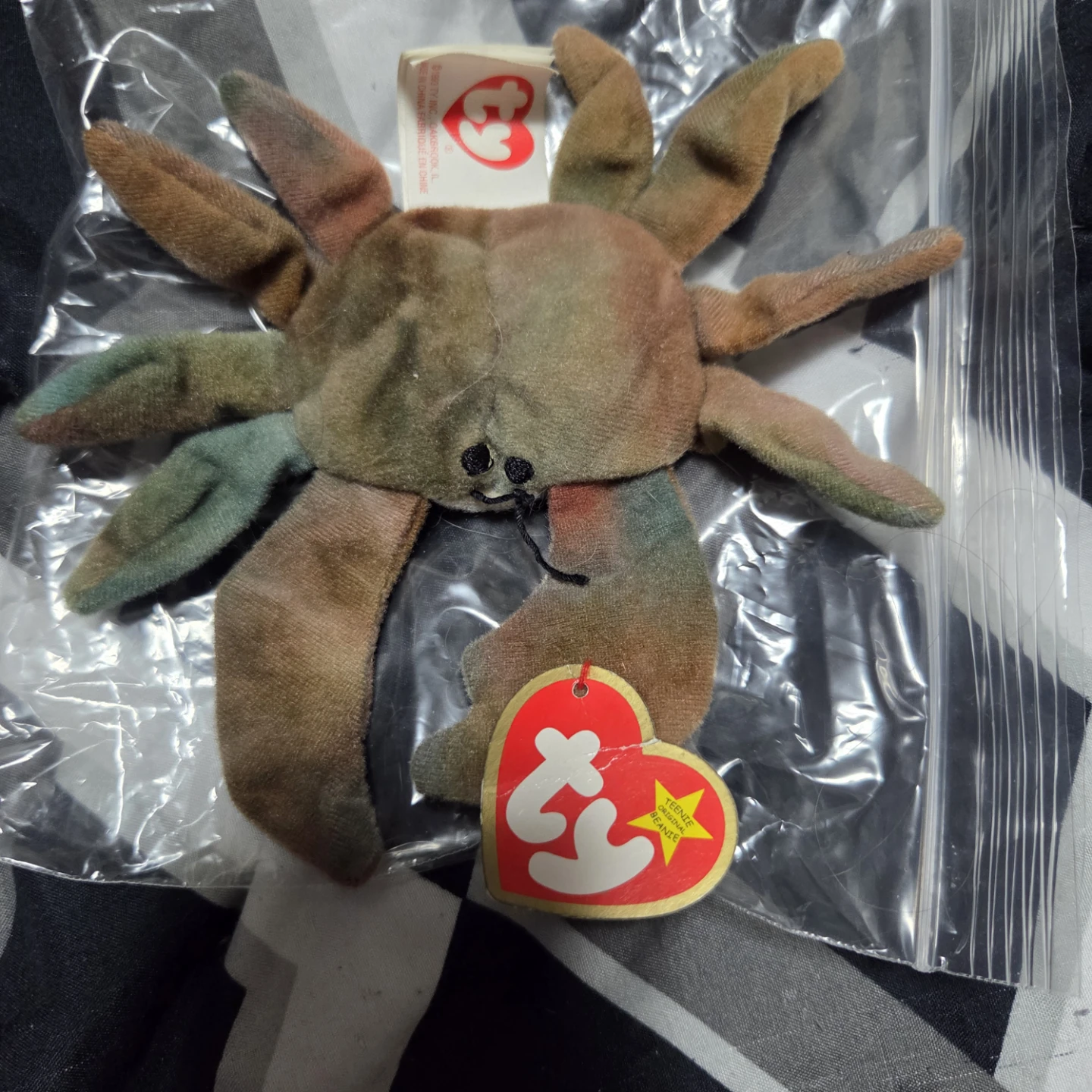 Ty Beanie Baby Pinchers the Crab