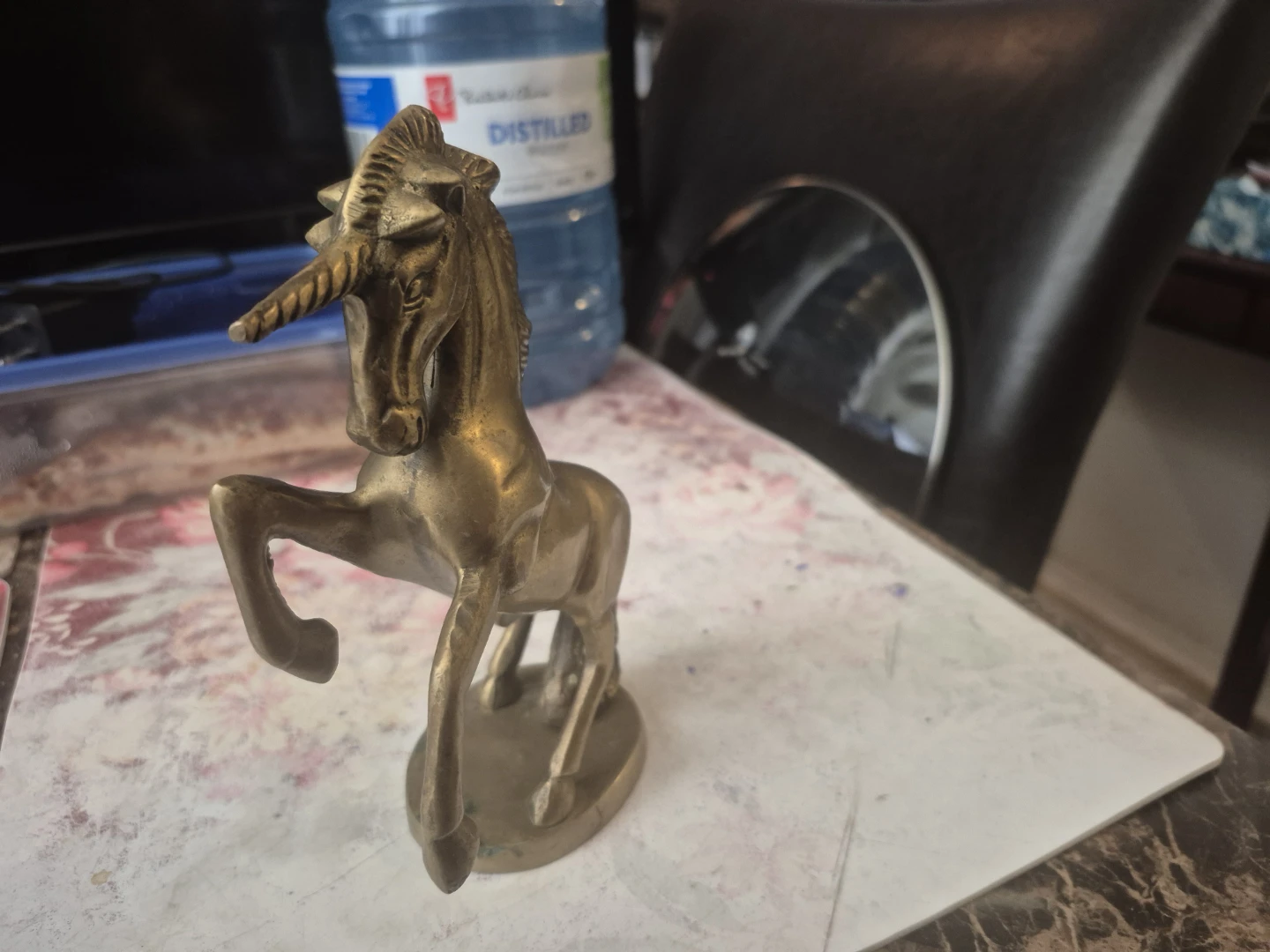 Brass Unicorn Figurine - photo 2