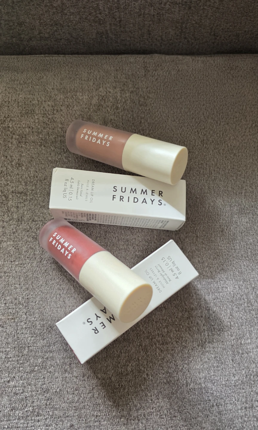 Summer Fridays Dream Lip Oil - Bare Sand & Midnight Berry