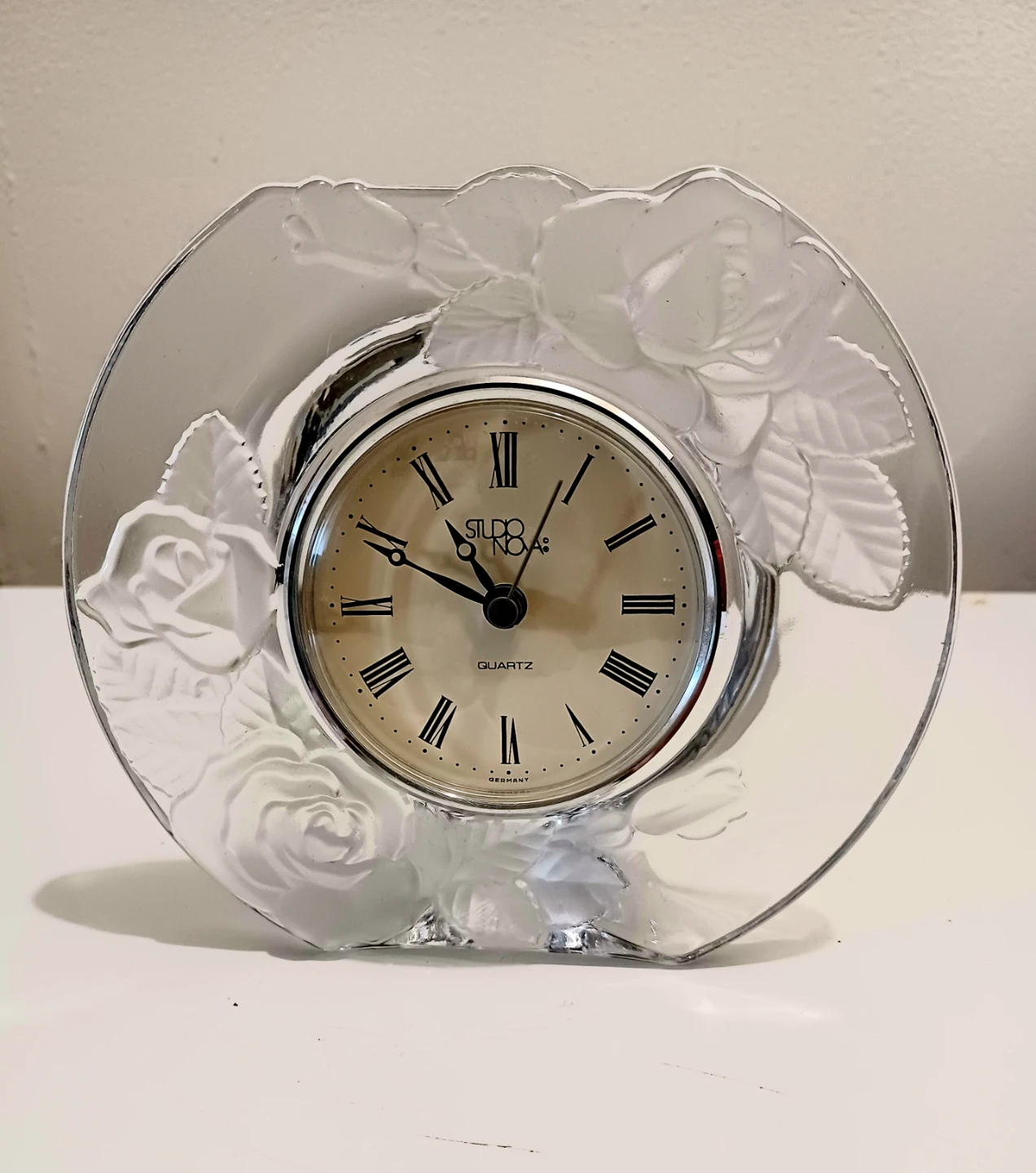 Studio Nova Frosted Crystal Clock