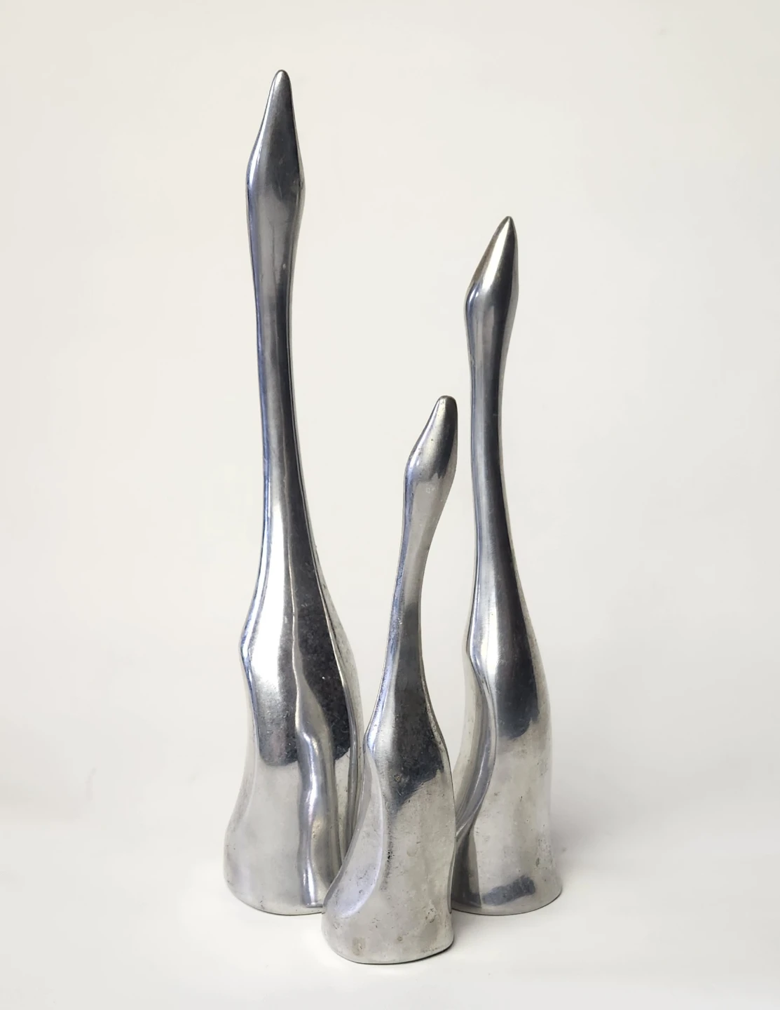 Set Of 3 Vintage Hoselton Heron Cranes