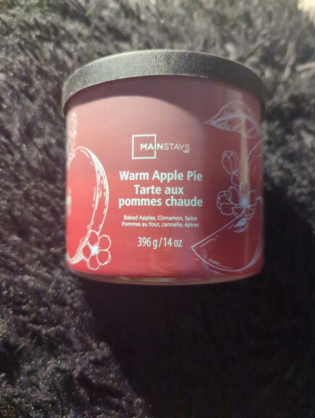 Mainstays Warm Apple Pie Scented Candle 14 oz