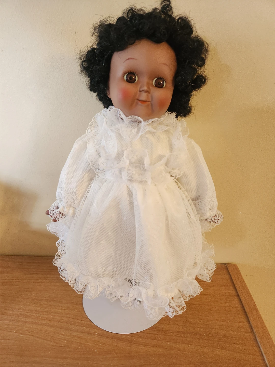 Vintage African American Porcelain Doll