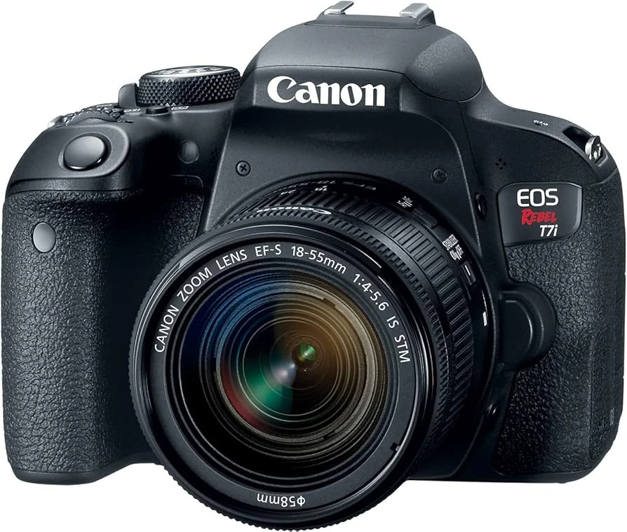 Canon EOS Rebel T7i Digital Camera with 18-55mm Lens