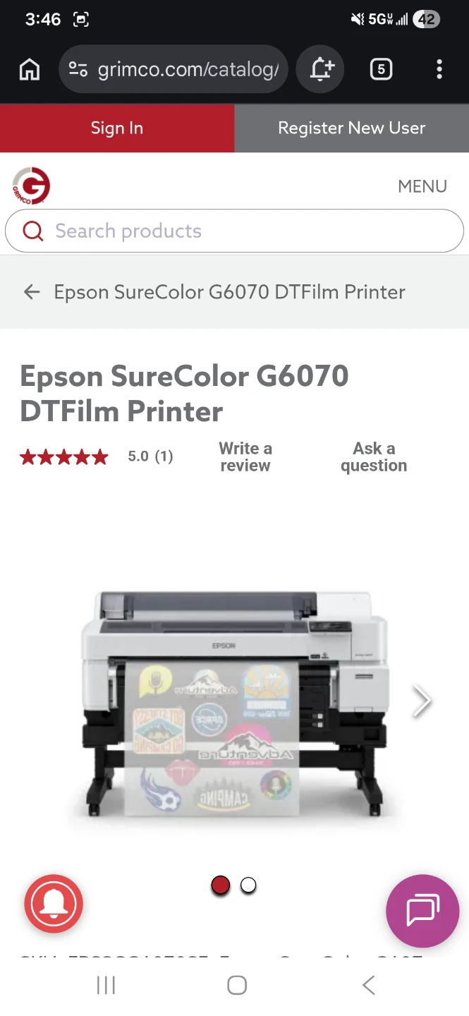 Epson SureColor G6070 DTFilm Printer - photo 3