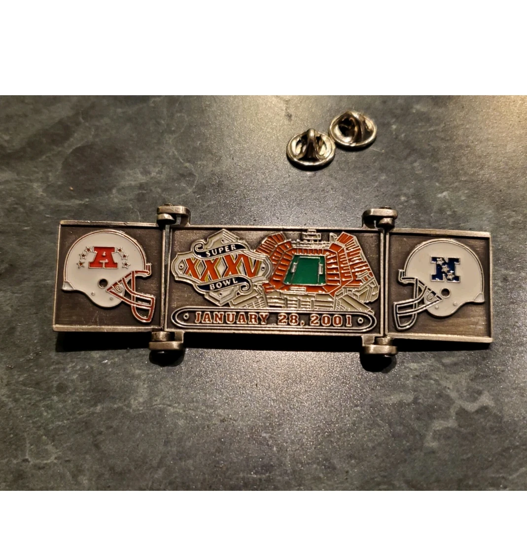 Super Bowl XXXV Tampa Florida Commemorative Pin - photo 3