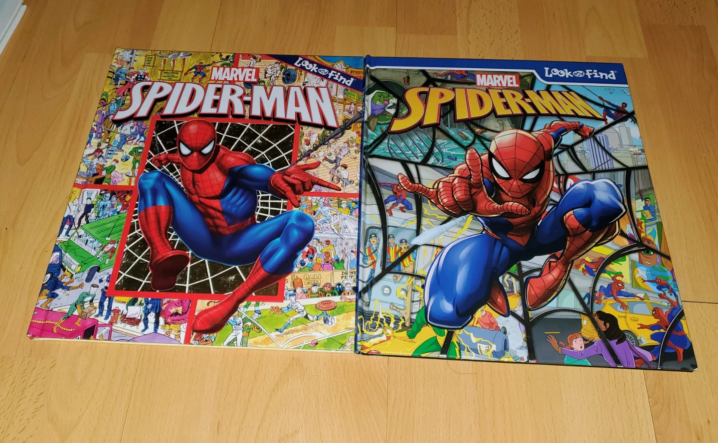 Marvel Spider-Man Look and Find Book Lot (2 Books)