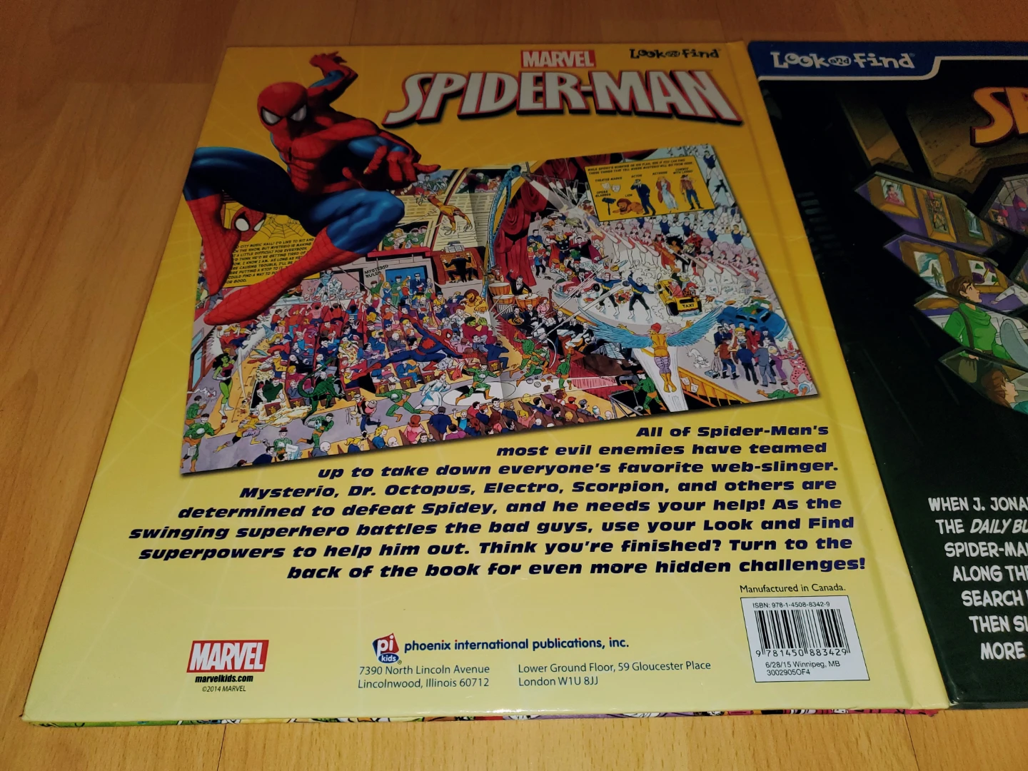 Marvel Spider-Man Look and Find Book Lot (2 Books) - photo 4