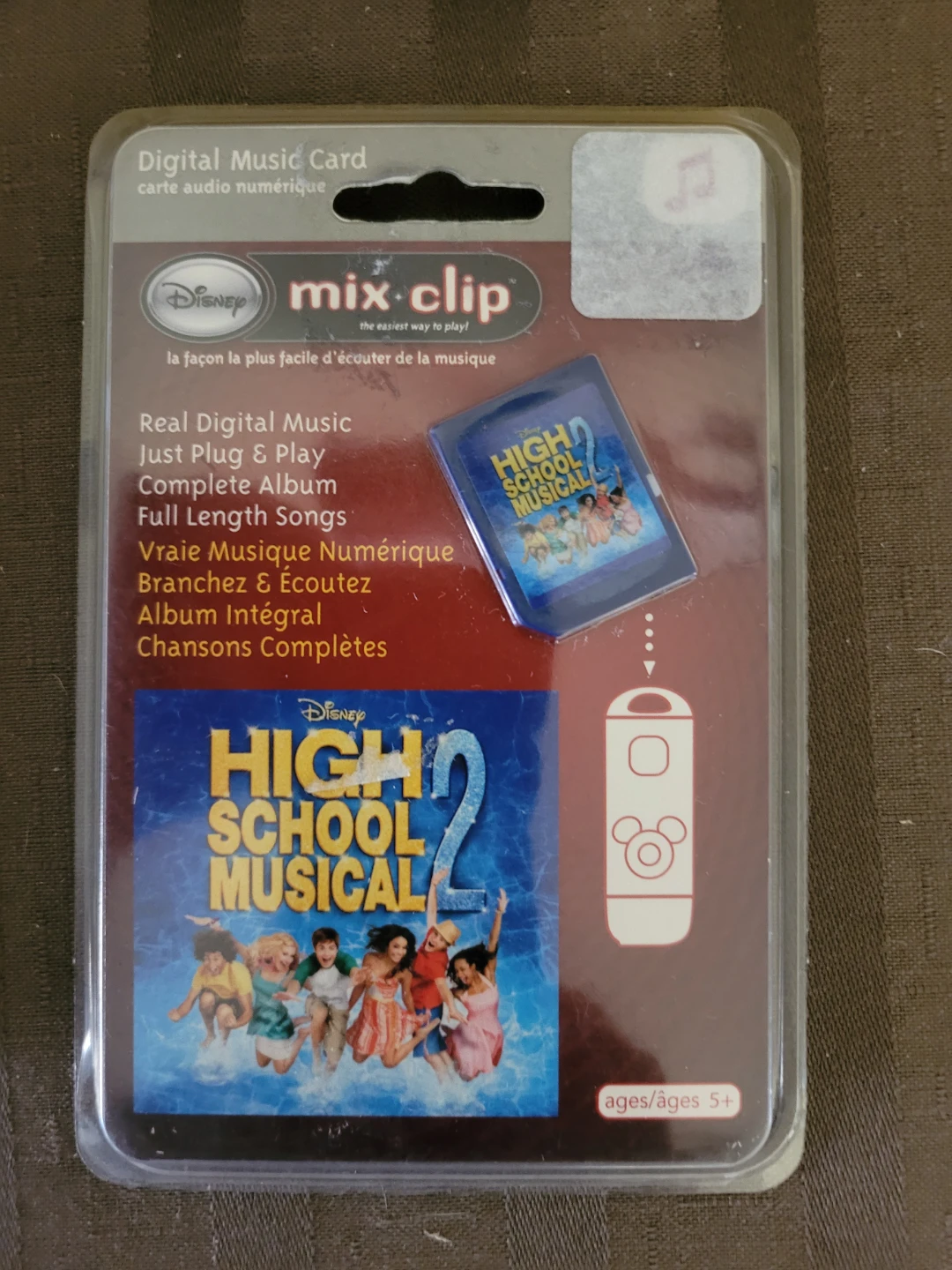 Disney Mix-Clip High School Musical 2 Digital Music Card - photo 2