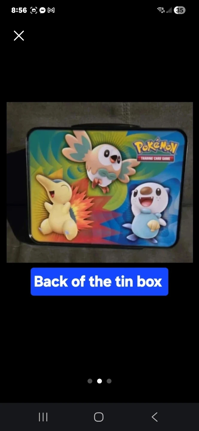 Pokemon Trading Card Game Tin Box - photo 2