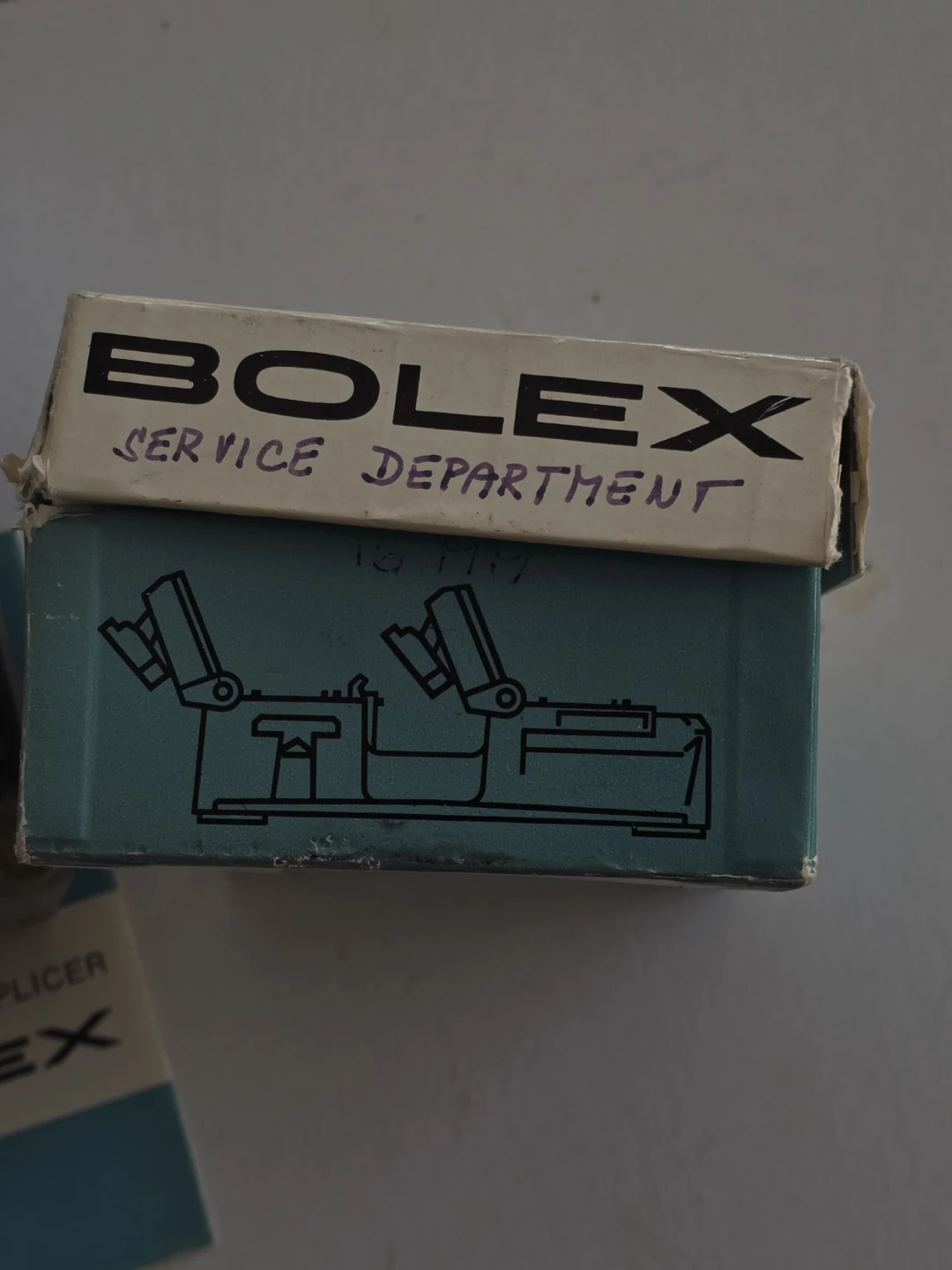 Rolex 16 mm film splicer with box - photo 4