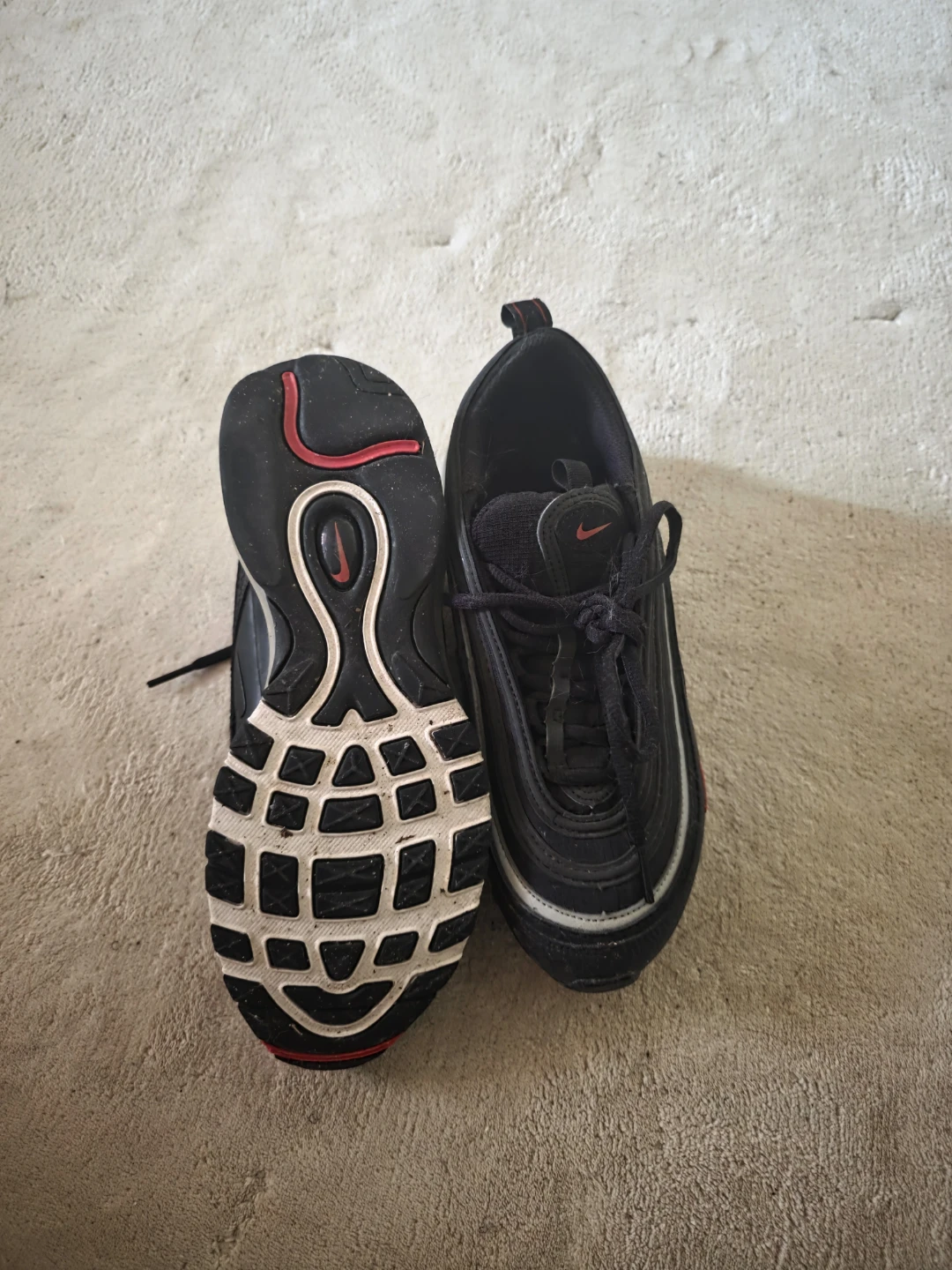 Nike Air Max 97 Black Running Shoes - photo 2