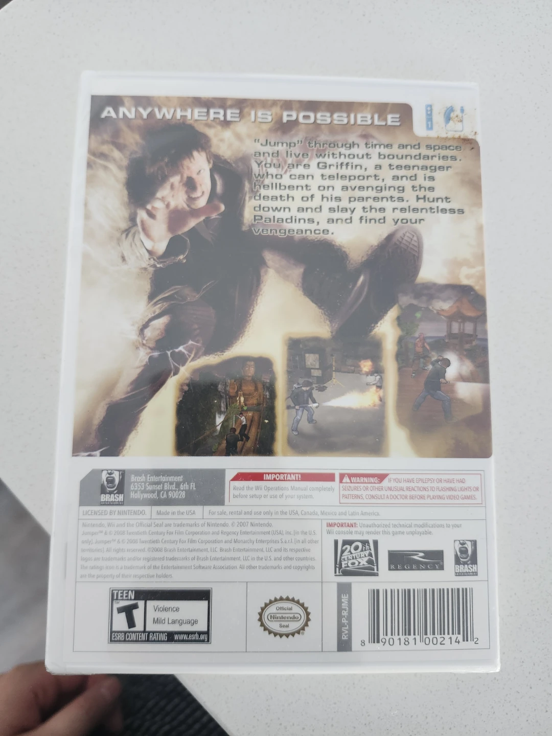 Wii Jumper: Griffin's Story Video Game ( Sealed Brand new) - photo 2