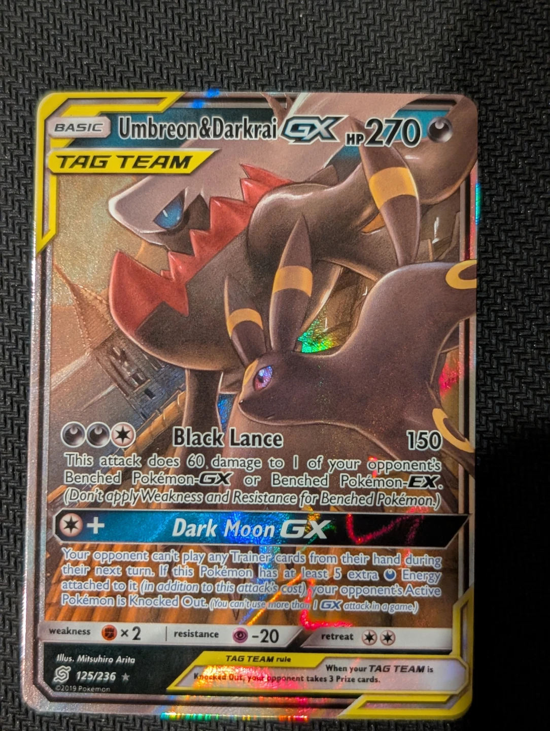 Umbreon & Darkrai GX Unified Minds 125/236 - Pokemon