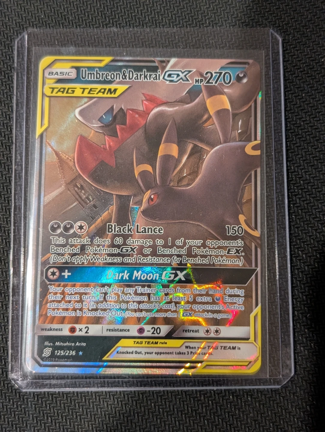 Umbreon & Darkrai GX Unified Minds 125/236 - Pokemon - photo 5