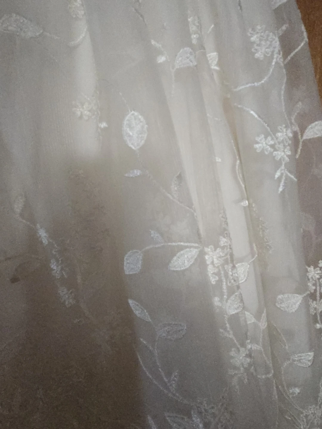 Dessy White Lace Flower Girl Dress - photo 3