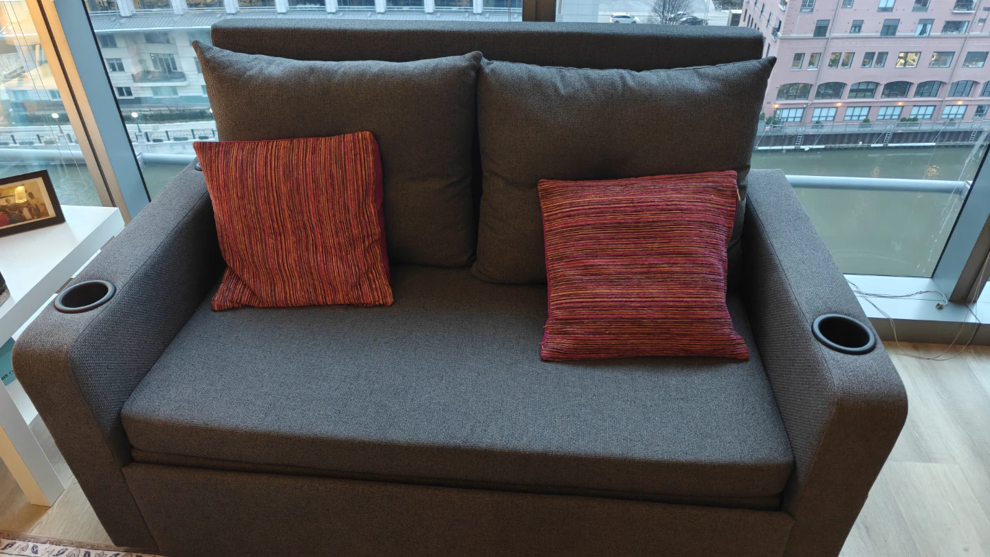 Gray sleeper sofa ( 11 month old)