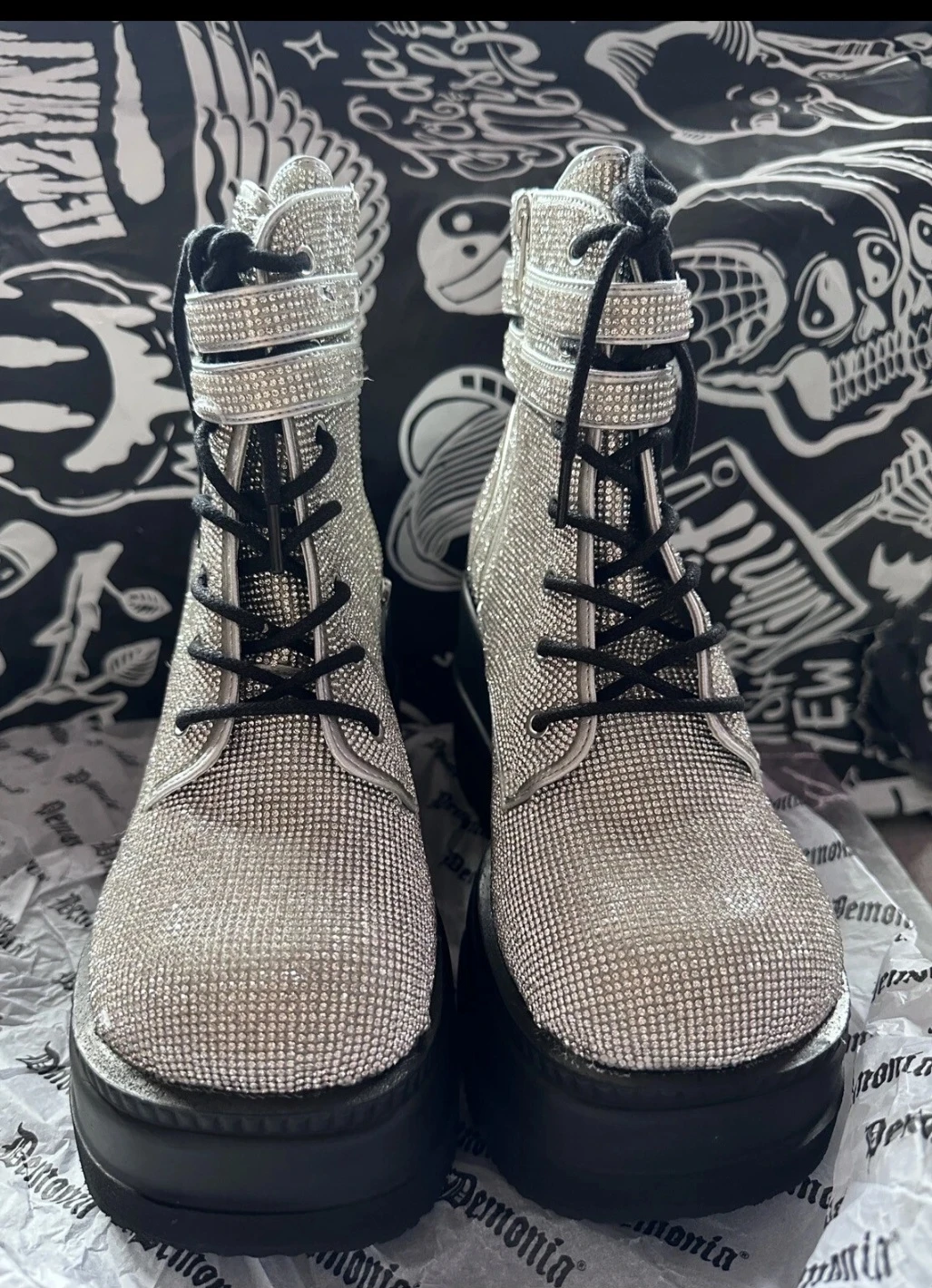 Demonia SO-SHAKER-52 Platform Boots - photo 3