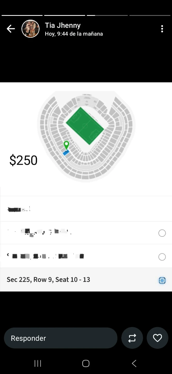 Soccer Game Tickets - Sec 105 & Sec 225