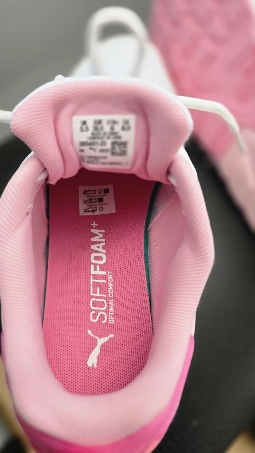 Puma SoftFoam+ Pink & White Running Shoes - Women's Size 8 - photo 4