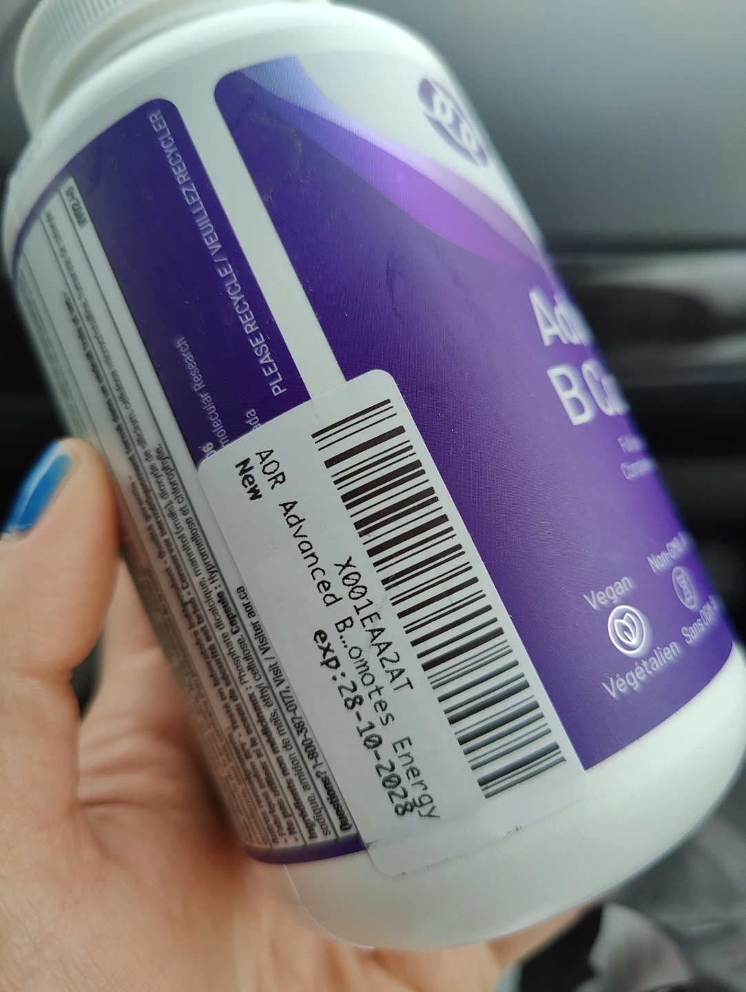 AOR Advanced B Complex Capsules - photo 2