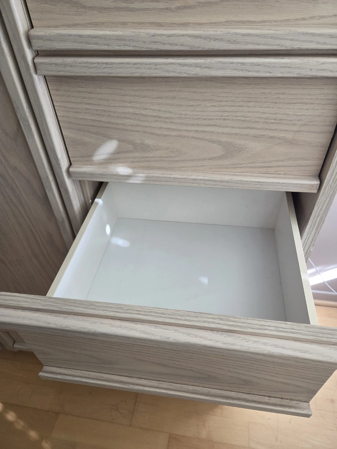 Cream Wardrobe with Sliding Door and Drawers 🧡 - photo 3