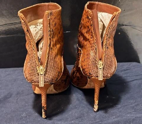 Jimmy Choo Snake Print Ankle Boots - photo 3