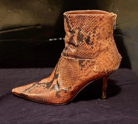 Jimmy Choo Snake Print Ankle Boots - photo 4