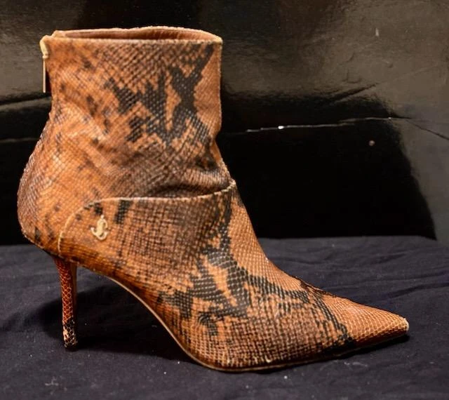Jimmy Choo Snake Print Ankle Boots - photo 5
