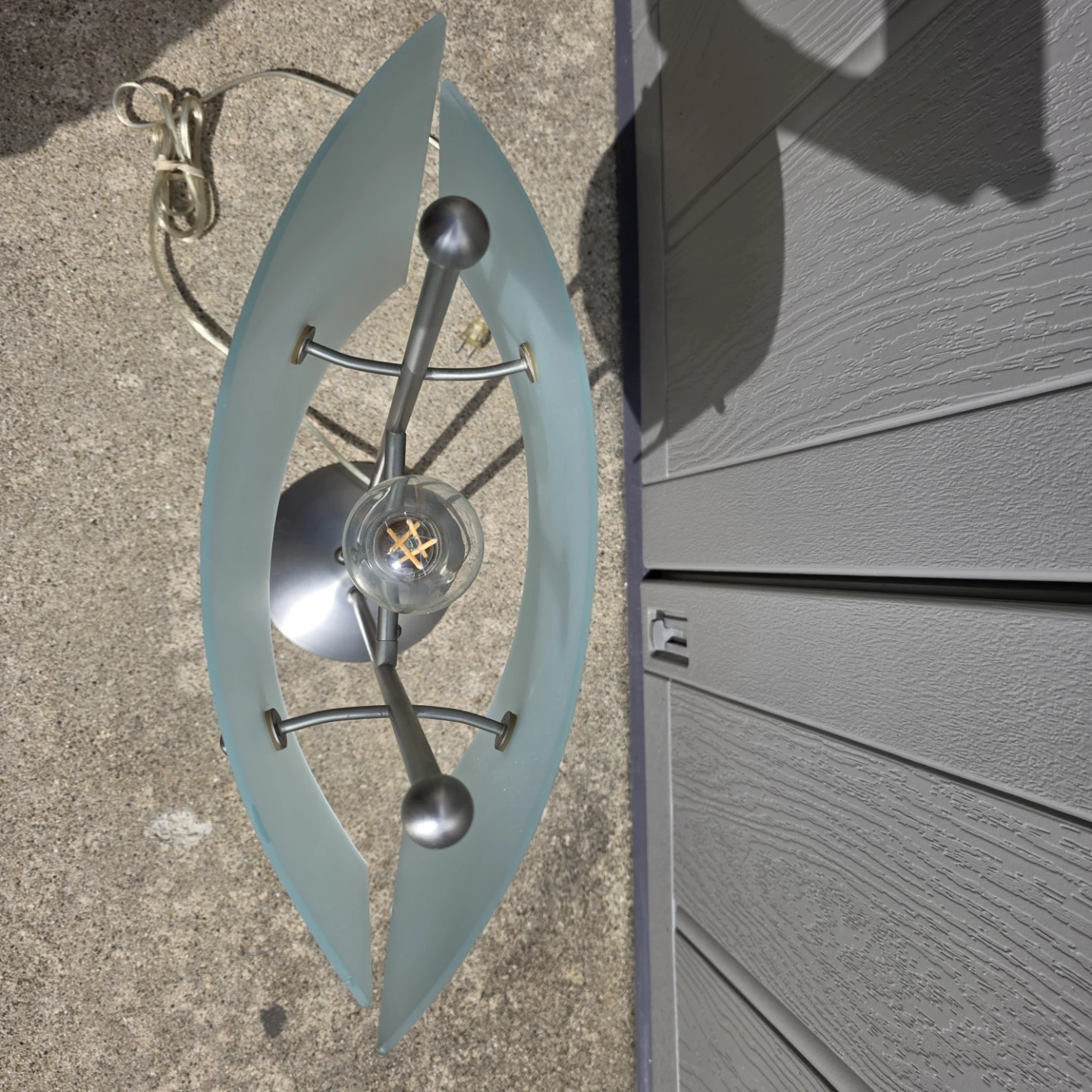 Frosted Glass Table Lamp - photo 2