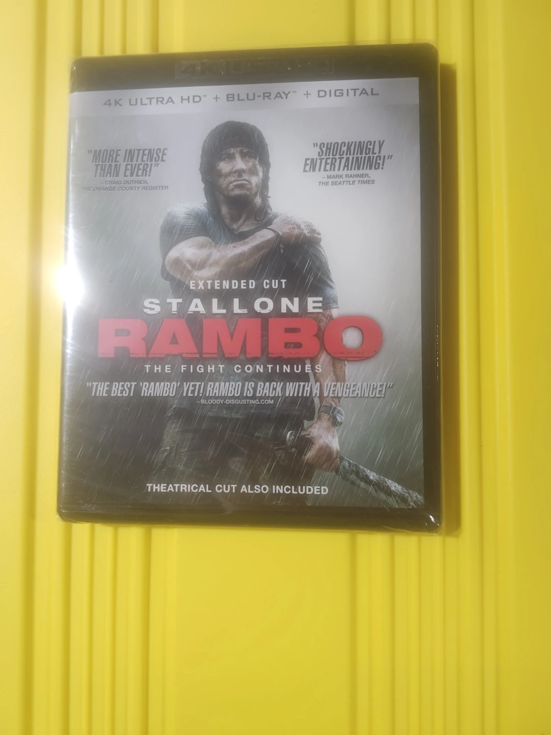 Rambo Extended Cut 4K Ultra HD Blu-Ray + Digital
