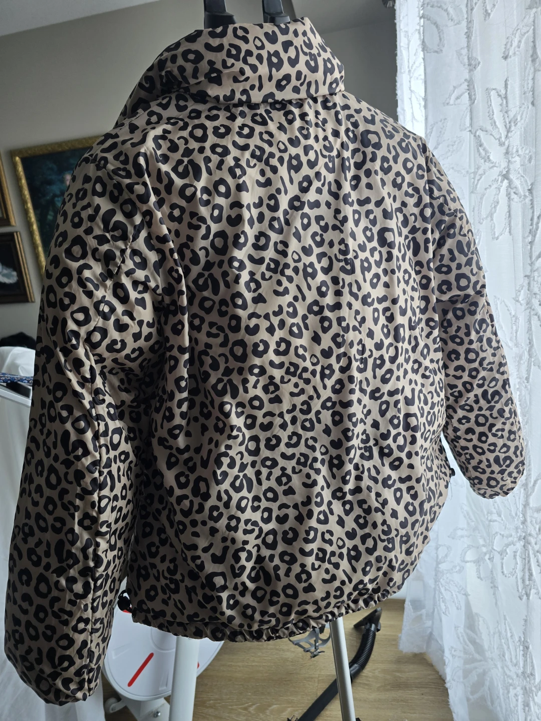 Lily Morgan Leopard Print Puffer Jacket - Size L/G - photo 4