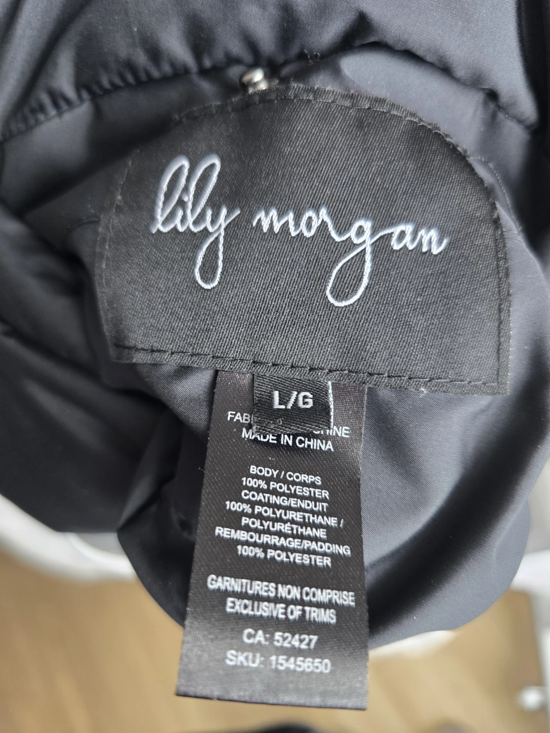Lily Morgan Leopard Print Puffer Jacket - Size L/G - photo 5