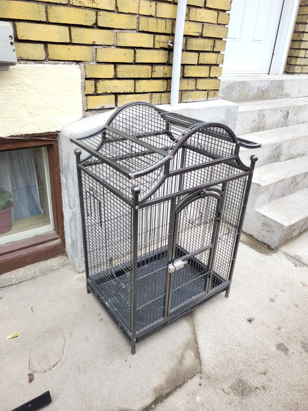 Black Metal Bird Cage