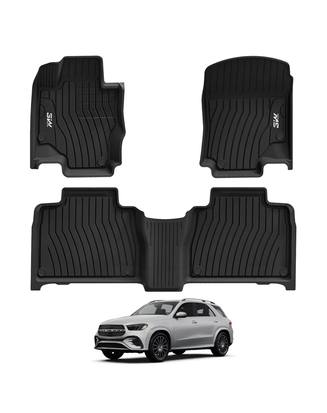 All Weather Floor Mats for Mercedes-Benz GLE 2020–2026 SUV