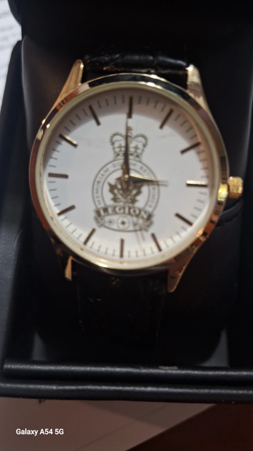 Legion Watch with Black Leather Band