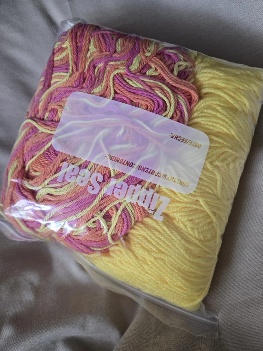Yarn Bundle - Yellow, Orange & Pink 🎀 - photo 2