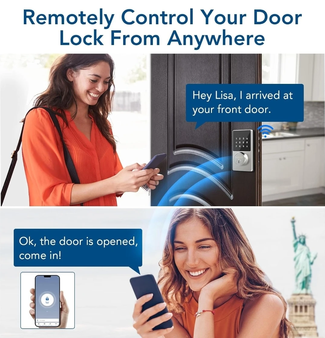 ELAMOR WiFi Smart Door Lock - photo 3